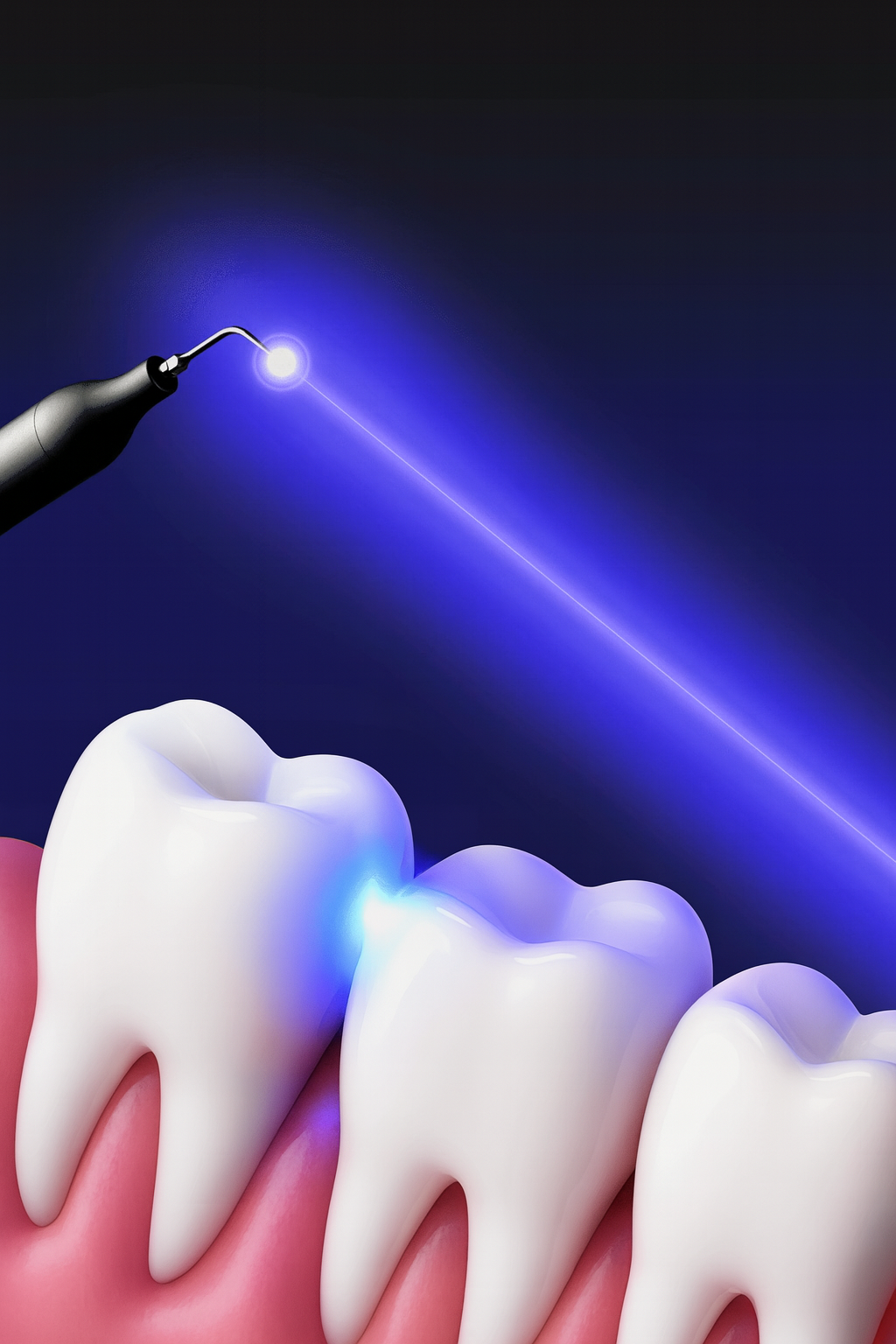 ブルーラジカル治療器の使用イメージ